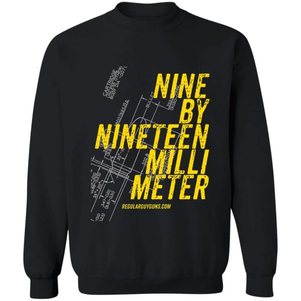 nine by nineteen millimeter sweatshirt