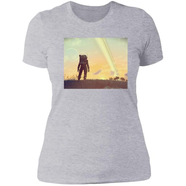no mans sky lady t-shirt