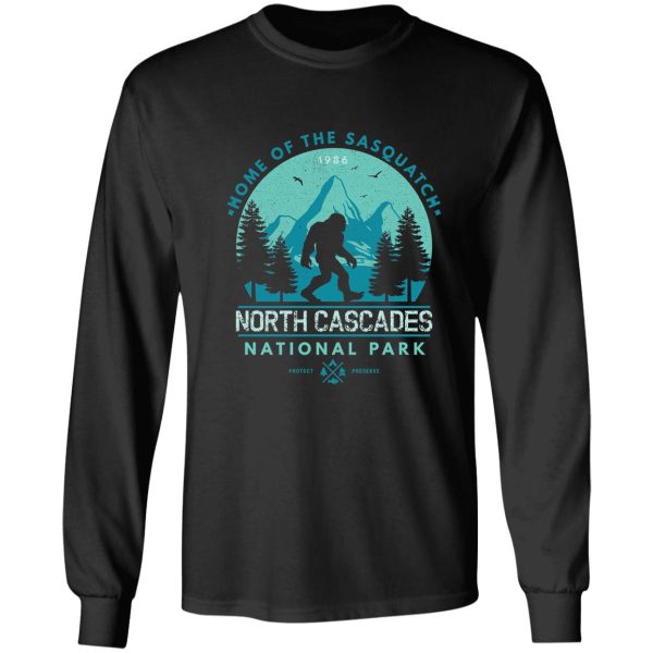 north cascades national park home of the sasquatch long sleeve