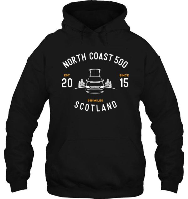 north coast 500 nc500 scotland route campervan hoodie