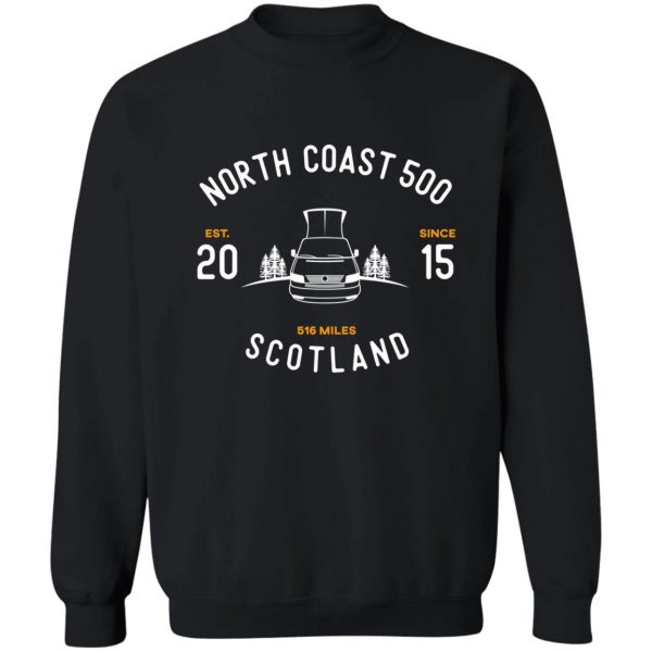north coast 500 nc500 scotland route campervan sweatshirt
