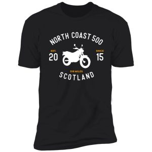 north coast 500 nc500 scotland route motorbike shirt