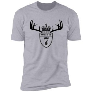 north of 7 with deer antlers by bill suddick shirt