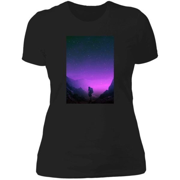 not all those who wander are lost lady t-shirt