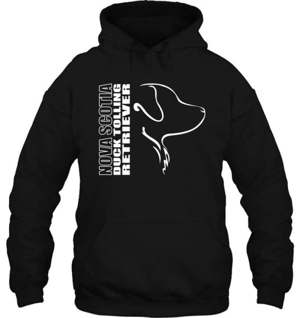 nova scotia duck tolling retriever dog canine profile hoodie