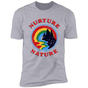 nurture nature vintage environmentalist design shirt