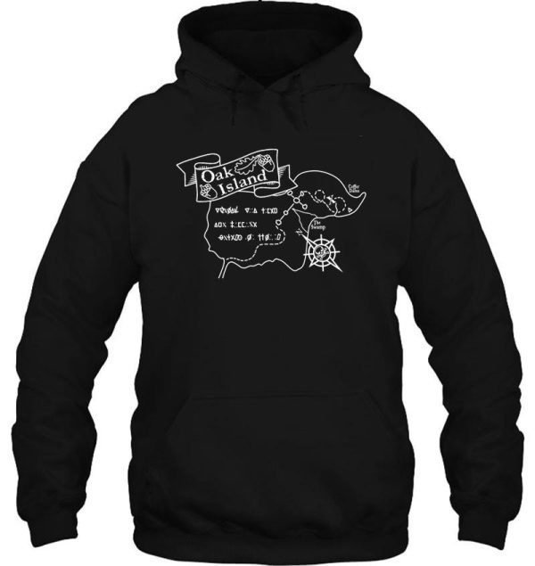 oak island map hoodie