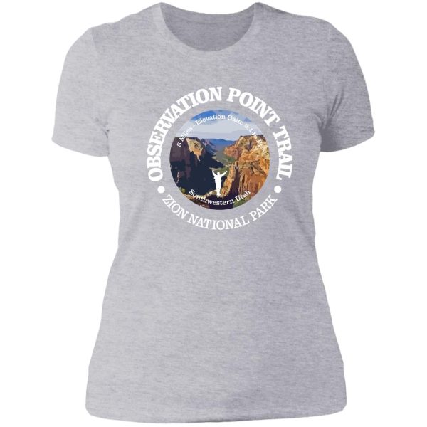 observation point trail (obp) lady t-shirt
