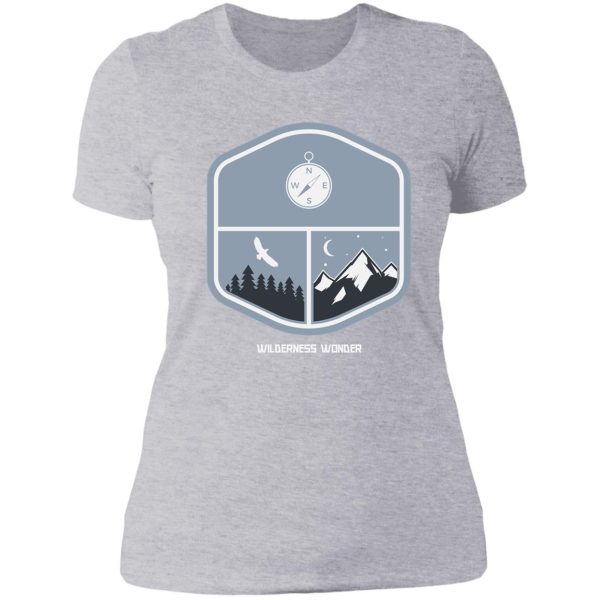 off grid - wilderness wonder lady t-shirt