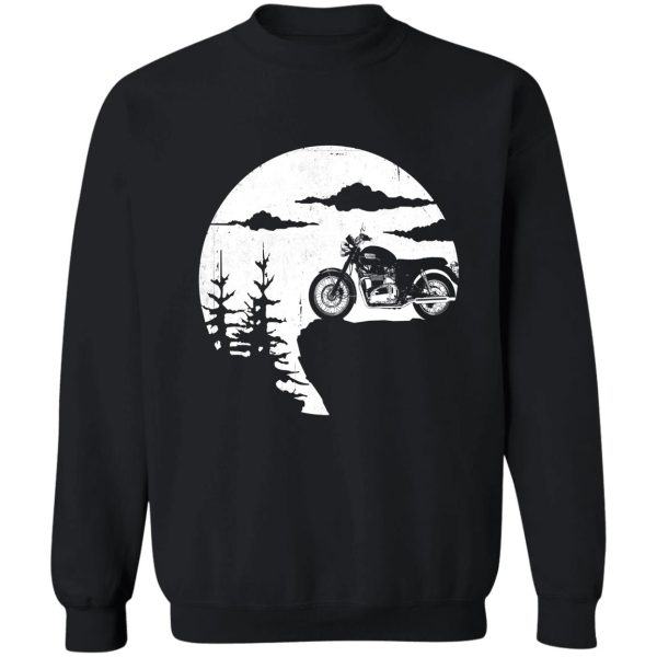off road triumph motorcycles adventure sweatshirt