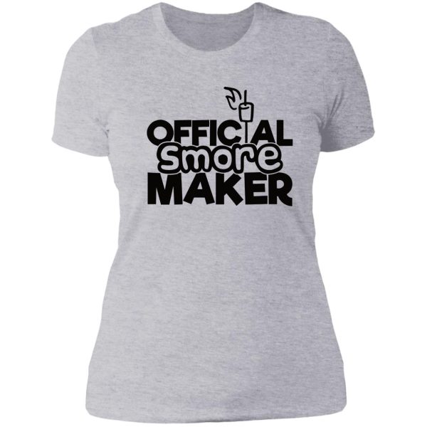 official smore maker - funny camping quotes lady t-shirt