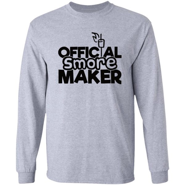 official smore maker - funny camping quotes long sleeve