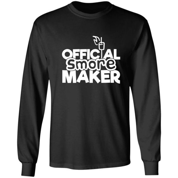 official smore maker - funny camping quotes long sleeve