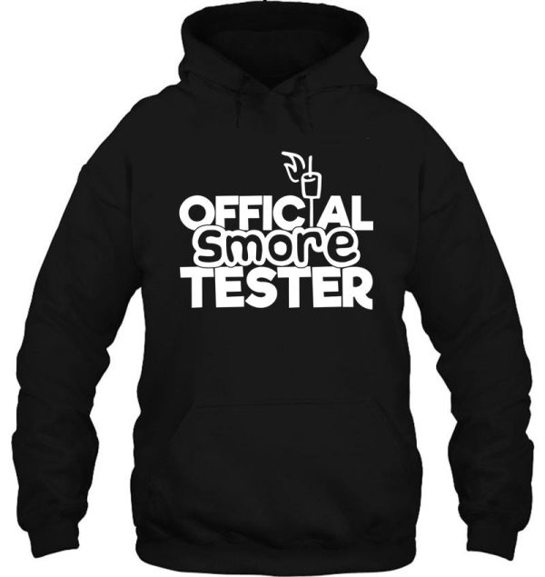 official smore tester - funny camping quotes hoodie