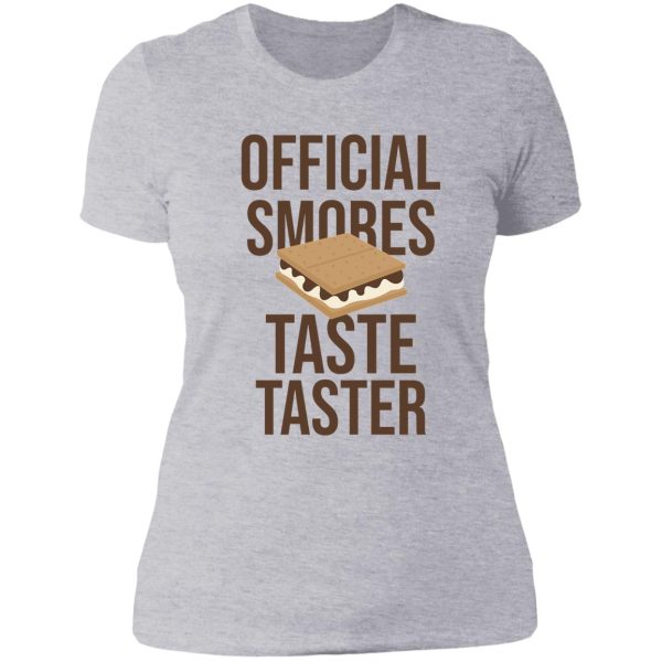 official smores taste taster lady t-shirt