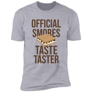 official smores taste taster shirt