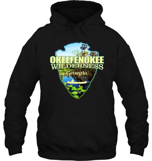 okefenokee wilderness (arrowhead) hoodie