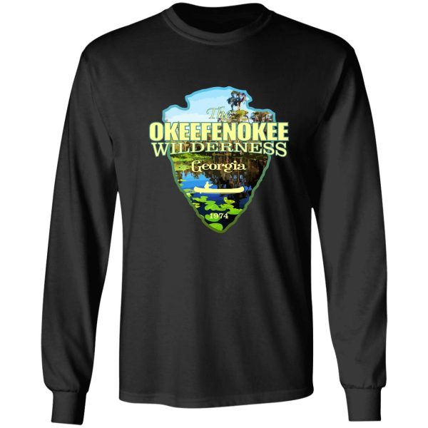 okefenokee wilderness (arrowhead) long sleeve