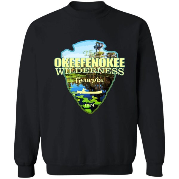 okefenokee wilderness (arrowhead) sweatshirt