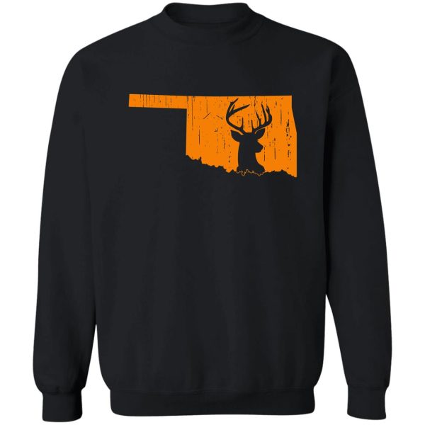 oklahoma deer hunting sweatshirt