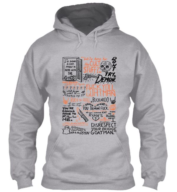 on your bridge goatman hoodie