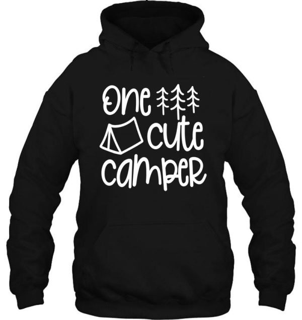 one camper retro camping campfire adventure outdoor camper funny mountain hoodie
