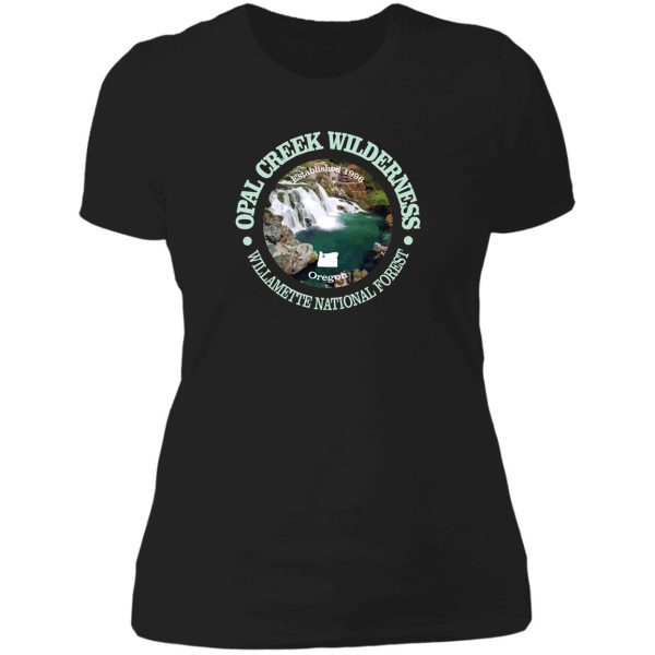 opal creek wilderness (wa) lady t-shirt