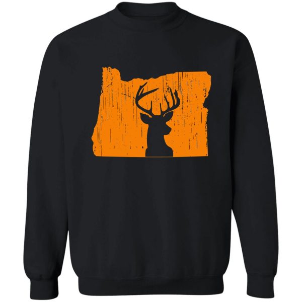 oregon deer hunting sweatshirt