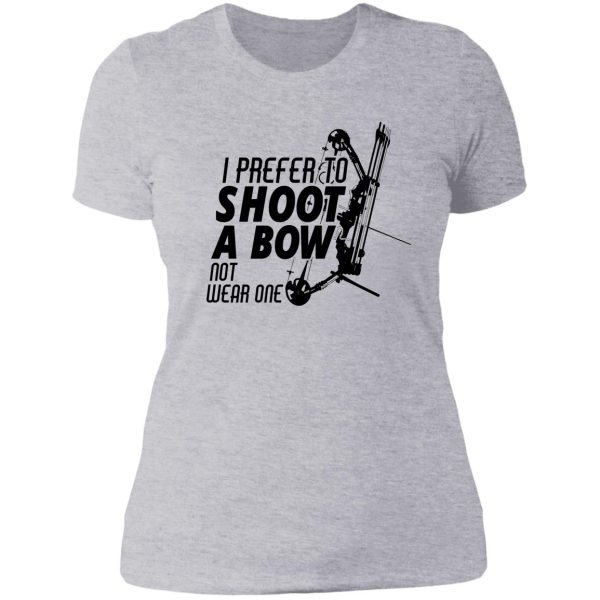 original bow hunting design lady t-shirt