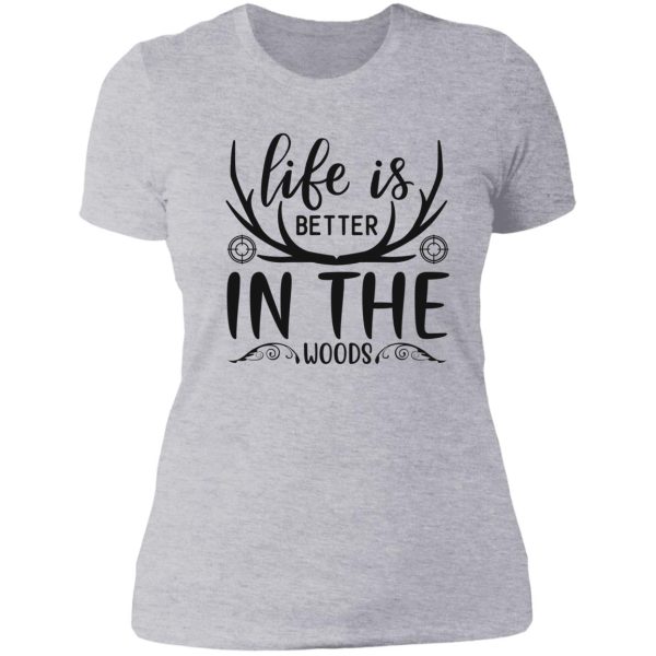 original deer hunting design lady t-shirt