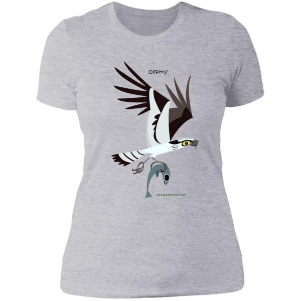 osprey caricature lady t-shirt