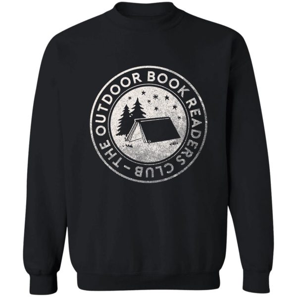 outdoor book readers club logo sweatshirt