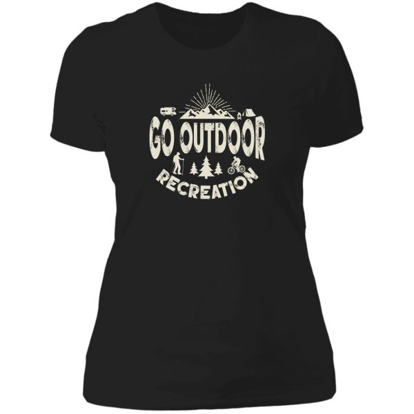 outdoor recreation brand accessories lady t-shirt