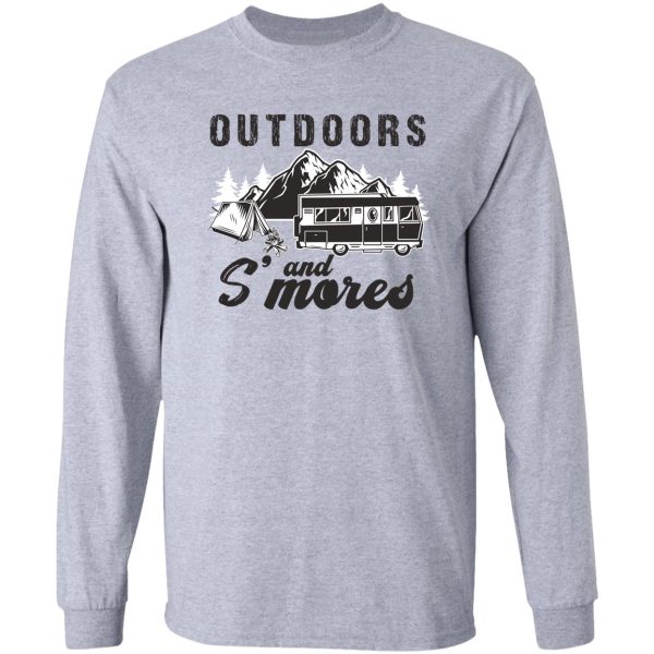 outdoors and smores long sleeve