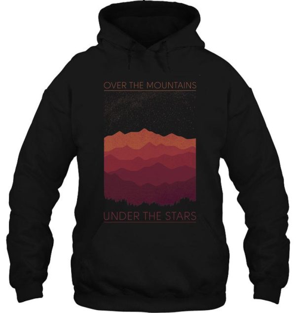 over the mountains hoodie