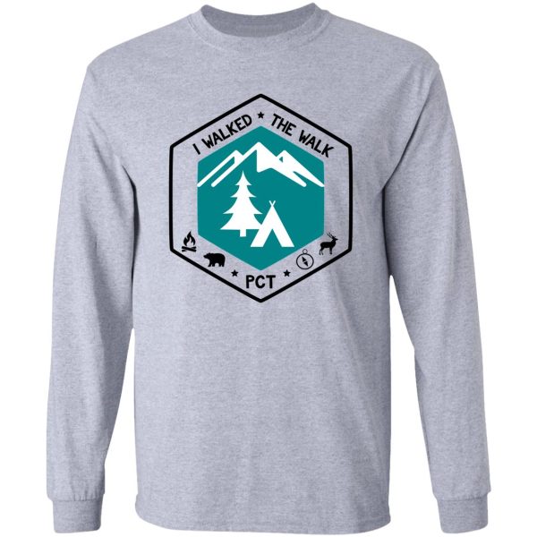 pacific crest trail walked the walk long sleeve