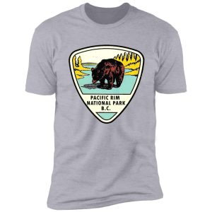 pacific rim national park bc canada vintage travel decal shirt