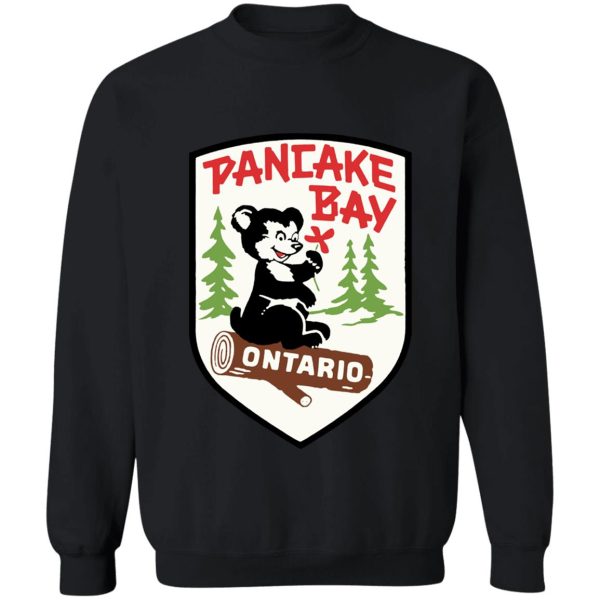 pancake bay provincial park ontario vintage travel decal sweatshirt