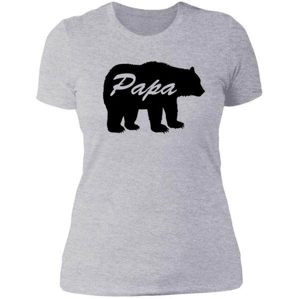 papa bear lady t-shirt