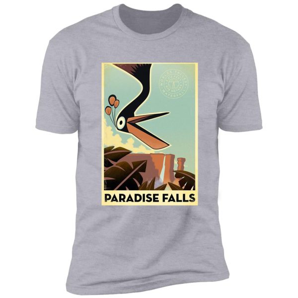 paradise falls poster shirt