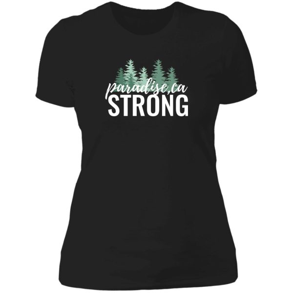 paradise strong feminine design lady t-shirt