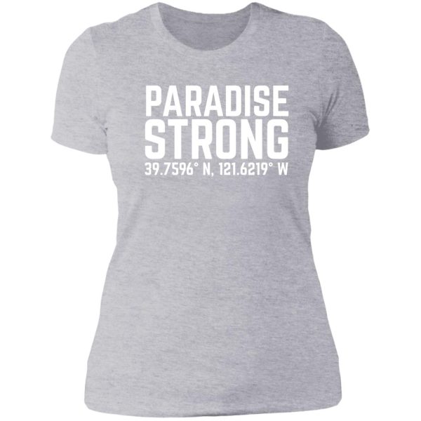 paradise strong lady t-shirt