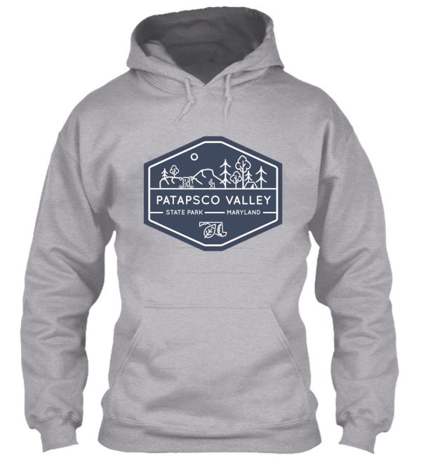 patapsco valley state park blue badge hoodie