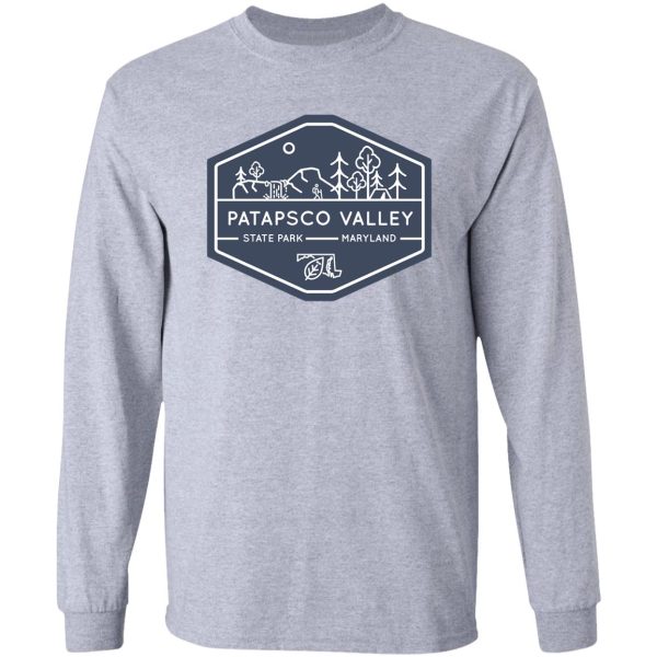 patapsco valley state park blue badge long sleeve