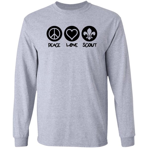 peace love scout long sleeve