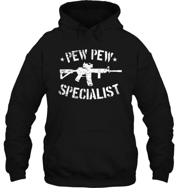 pew pew specialist hoodie