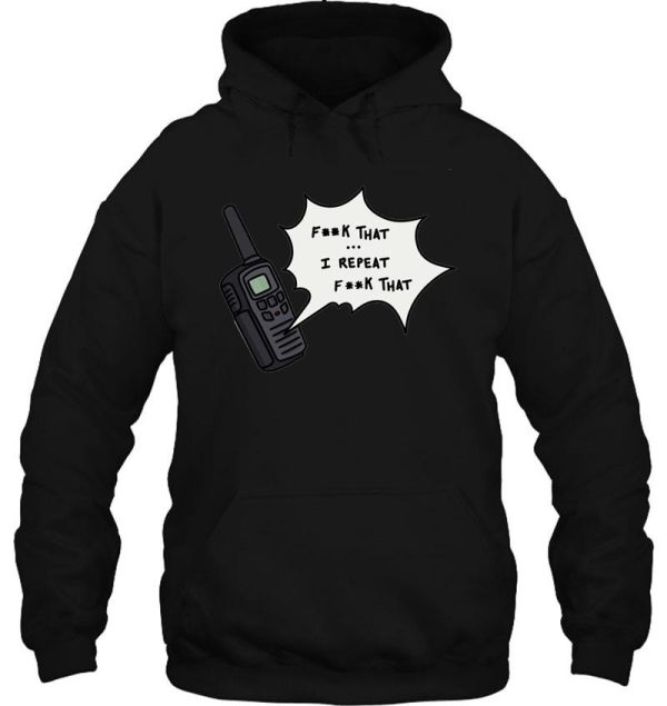 phasmophobia f that walkie talkie hoodie