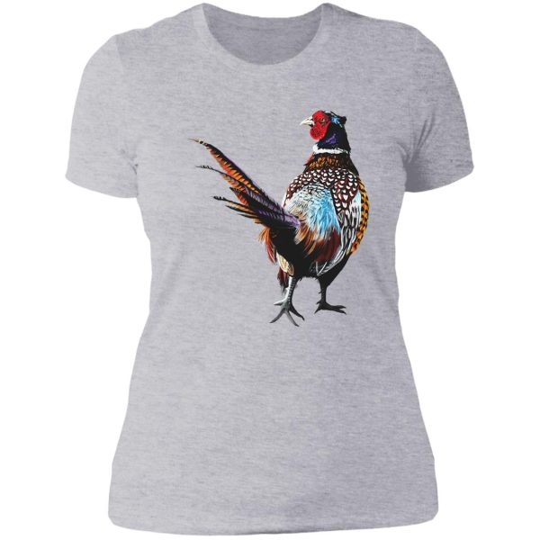 pheasant - pheasants - game bird- pheasant art lady t-shirt