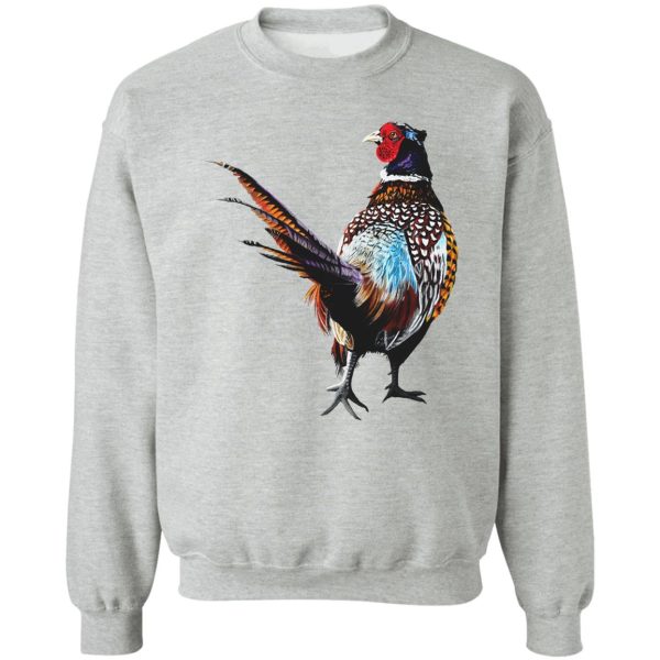 pheasant - pheasants - game bird- pheasant art sweatshirt