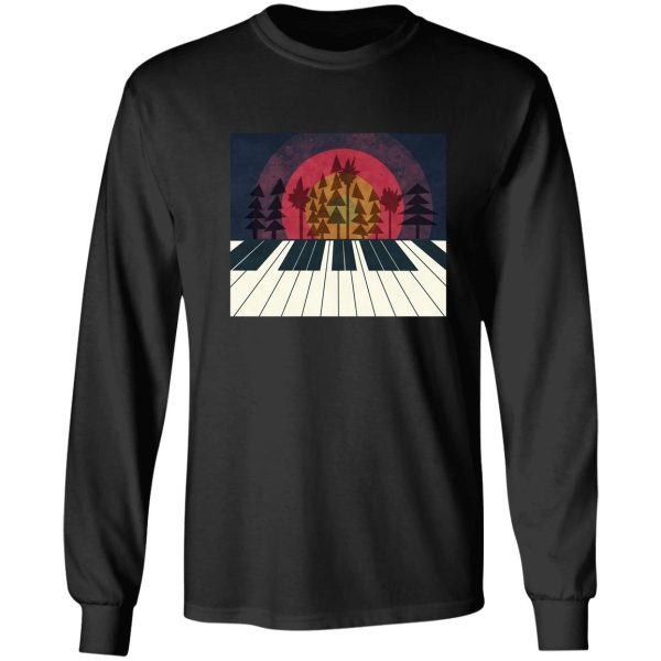 piano sunset (navy) long sleeve